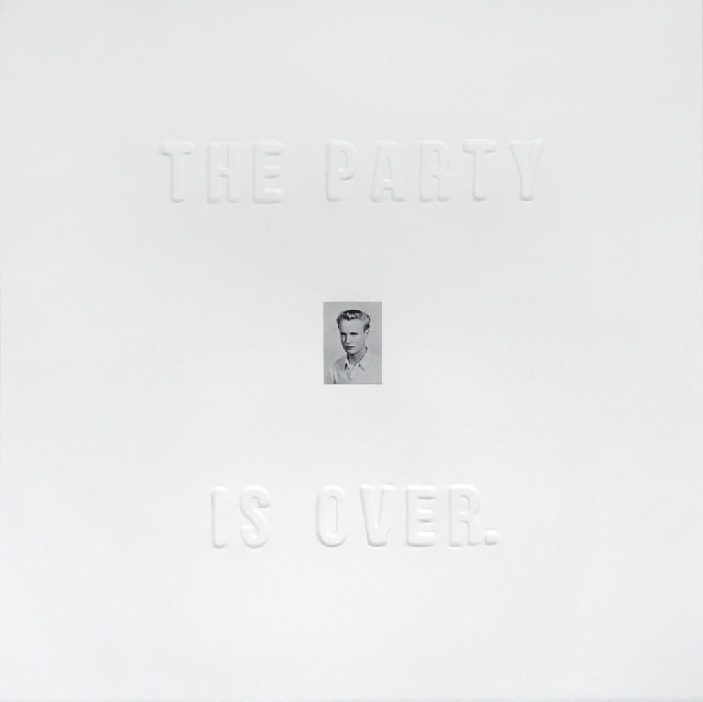 The Party Is Over Clayton Porter Art Artist Artwork Yearbook Fugacious Letterpress