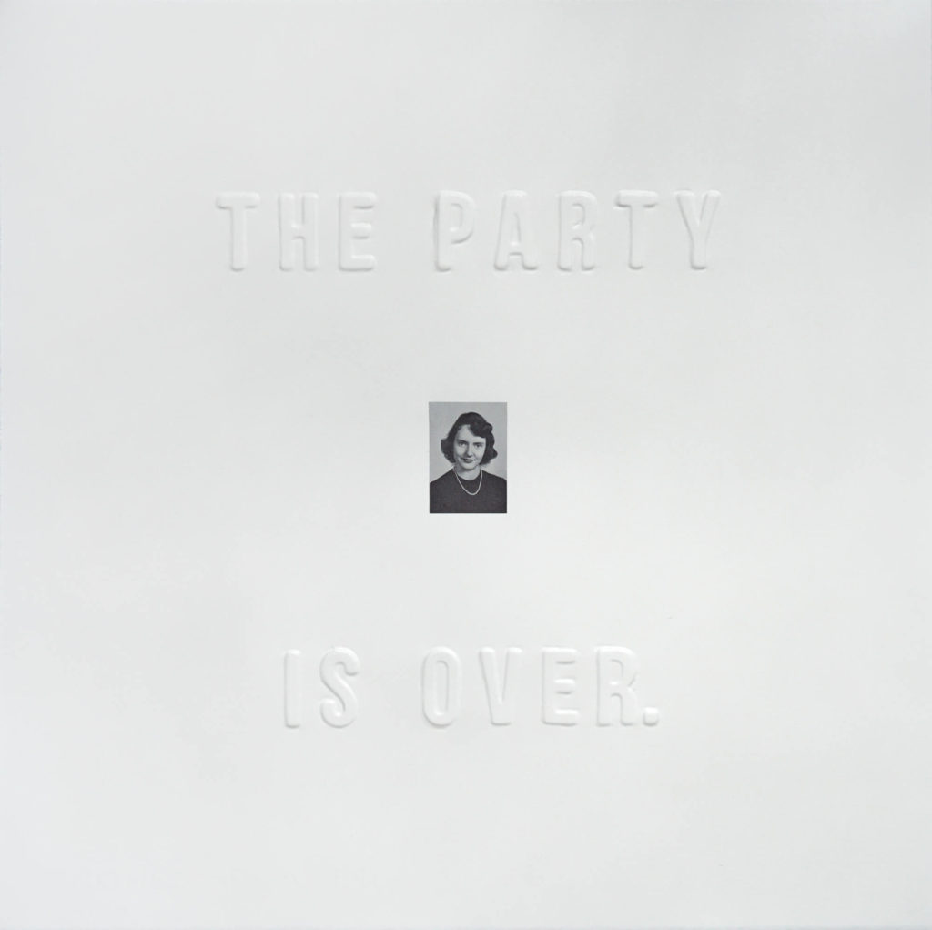 The Party Is Over Clayton Porter Art Artist Artwork Yearbook Fugacious Letterpress